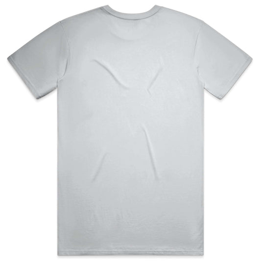 Plain gray t-shirt on a white background