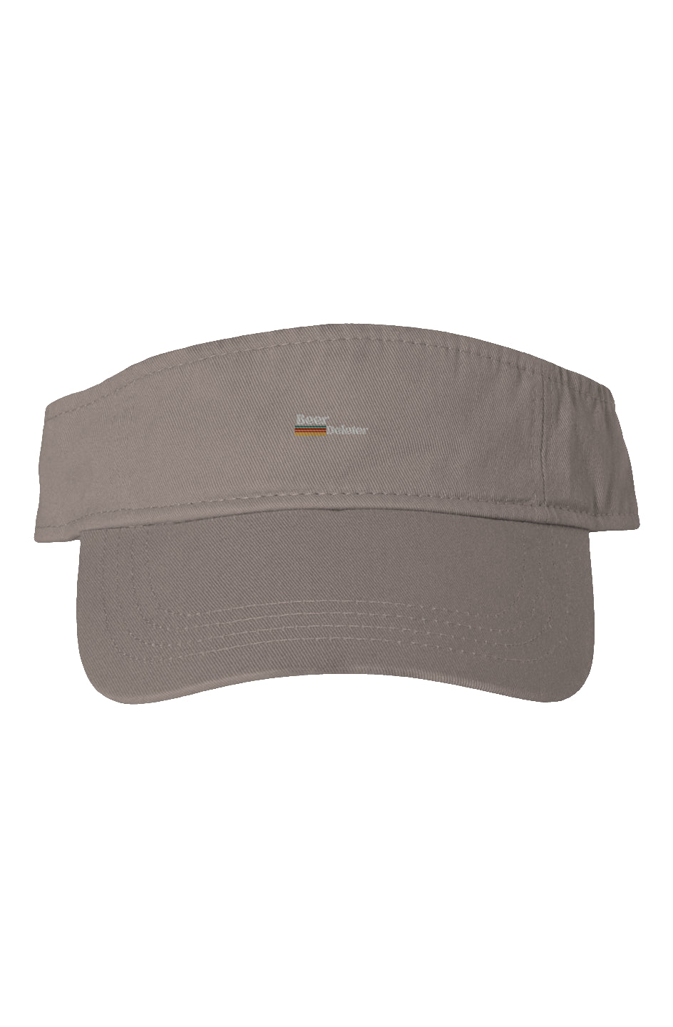 Khaki Classic Visor with logo and 'BEER DELETER' text on white background